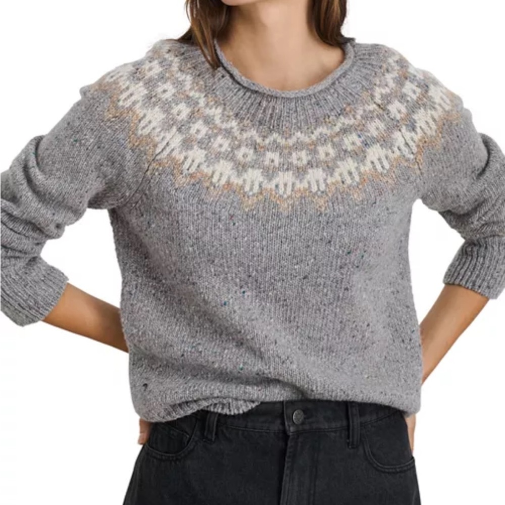 Alex Mill Jaime Fair Isle Sweater NWT XS